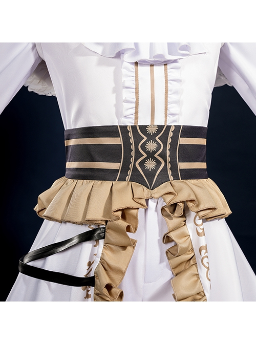 Blue Lock Chigiri Hyoma White Angel Costume Halloween Cosplay Costume Full Set