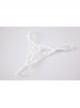 See-Through Lace Sweet Mesh With Chest Pads Tight Flying Sleeves Nightdress Sexy Lingerie Set