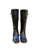 Game Honkai Star Rail Sunday New Outfit Halloween Cosplay Accessories Black Boots