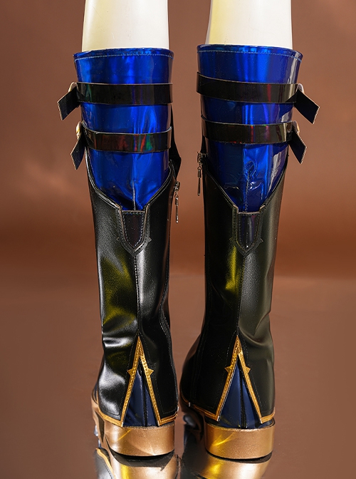 Game Honkai Star Rail Sunday New Outfit Halloween Cosplay Accessories Black Boots