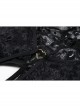 Elegant Chest Bow Deep V See-through Lace Backless Slim Open Crotch Jumpsuit Sexy Lingerie