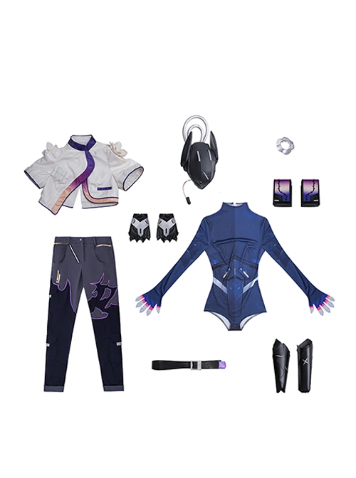 Game Valorant Vyse Halloween Cosplay Costume Set Without Shoes