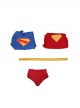 Movie New Superman 2025 Superman Bodysuit Halloween Cosplay Costume Set Without Shoes
