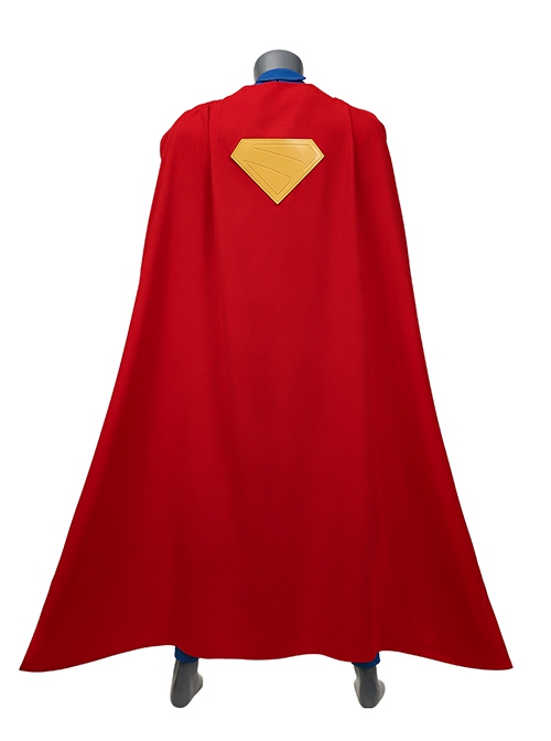 Movie New Superman 2025 Superman Bodysuit Halloween Cosplay Costume Set Without Shoes
