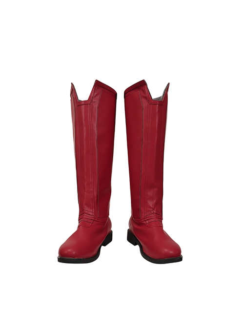 Movie New Superman 2025 Superman Halloween Cosplay Accessories Red Boots