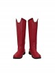 Movie New Superman 2025 Superman Halloween Cosplay Accessories Red Boots