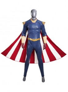 The Boys Season 4 Homelander Bodysuit Halloween Cosplay Costume Set Without Shoes