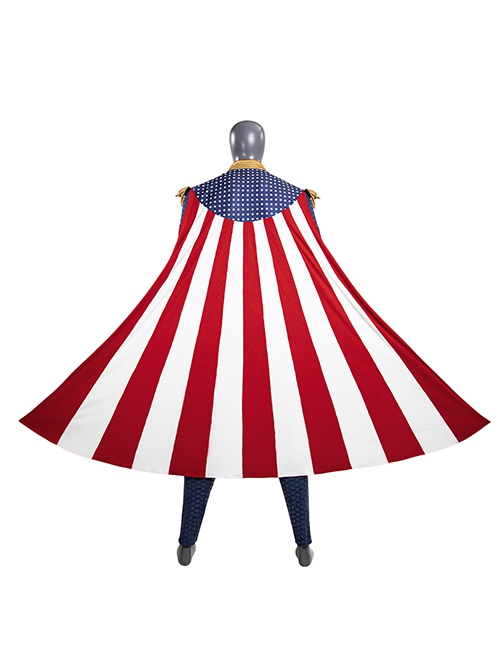 The Boys Season 4 Homelander Bodysuit Halloween Cosplay Costume Set Without Shoes