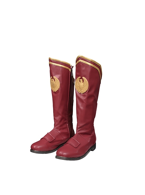 The Boys Season 4 Homelander Halloween Cosplay Accessories Red Boots