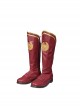 The Boys Season 4 Homelander Halloween Cosplay Accessories Red Boots