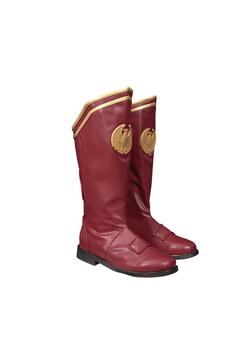 The Boys Season 4 Homelander Halloween Cosplay Accessories Red Boots