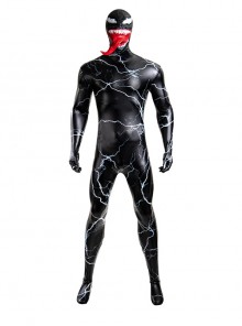 Movie Venom The Last Dance Venom Bodysuit Halloween Cosplay Costume Set