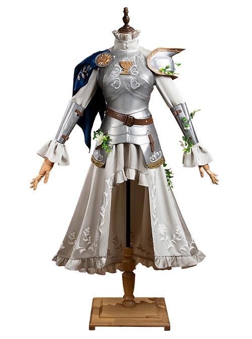 Identity Ⅴ Psychologist Ada Mesmer The Silver Knight Halloween Cosplay Costume Set