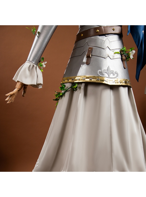 Identity Ⅴ Psychologist Ada Mesmer The Silver Knight Halloween Cosplay Costume Set
