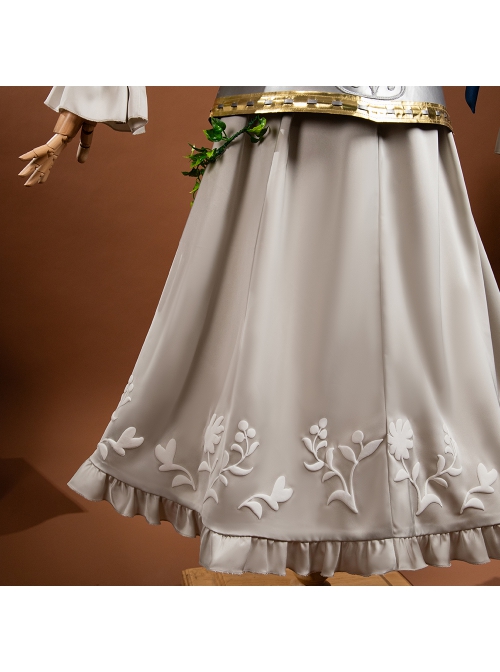 Identity Ⅴ Psychologist Ada Mesmer The Silver Knight Halloween Cosplay Costume Set