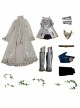 Identity Ⅴ Psychologist Ada Mesmer The Silver Knight Halloween Cosplay Costume Set