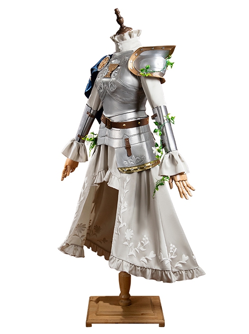 Identity Ⅴ Psychologist Ada Mesmer The Silver Knight Halloween Cosplay Costume Set