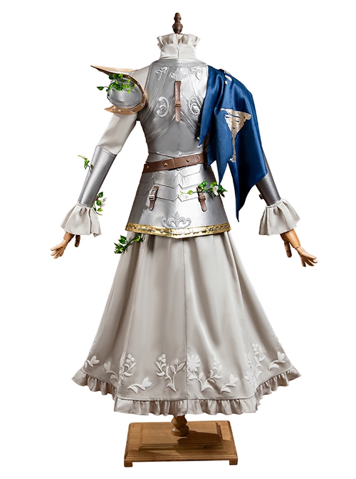 Identity Ⅴ Psychologist Ada Mesmer The Silver Knight Halloween Cosplay Costume Set