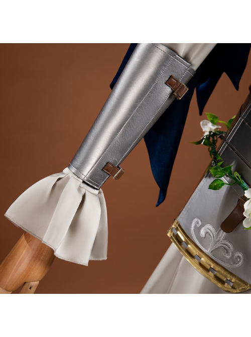 Identity Ⅴ Psychologist Ada Mesmer The Silver Knight Halloween Cosplay Costume Set