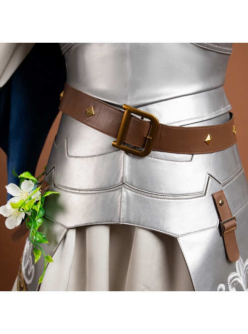 Identity Ⅴ Psychologist Ada Mesmer The Silver Knight Halloween Cosplay Costume Set