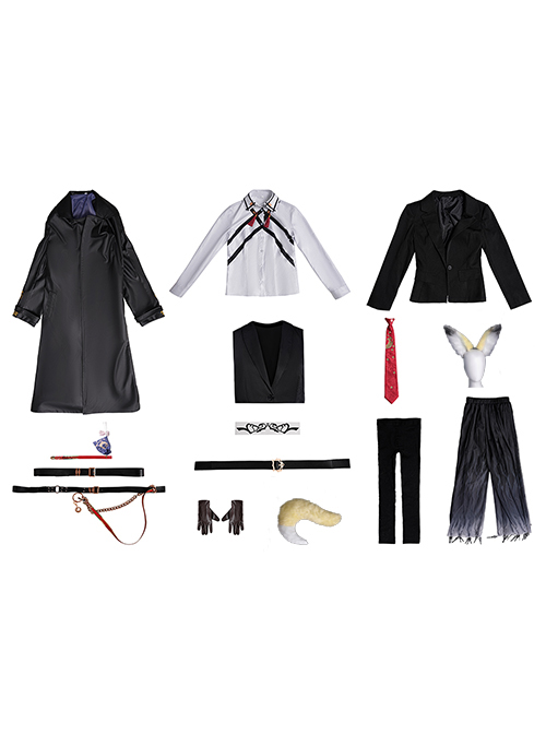 Game Arknights Vulpisfoglia Halloween Cosplay Costume Full Set