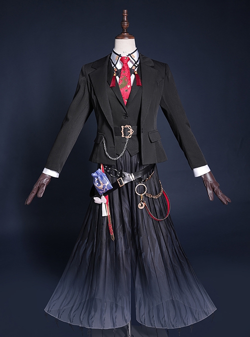 Game Arknights Vulpisfoglia Halloween Cosplay Costume Full Set