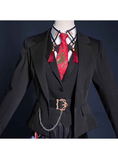 Game Arknights Vulpisfoglia Halloween Cosplay Costume Full Set
