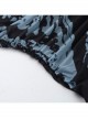 Black Sex Printed Off Shoulder Slightly Transparent Mesh Gothic Style Sleeveless Hip Dress