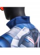 Captain America  Brave New World New Captain America Bodysuit Halloween Cosplay Costume Set