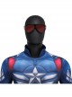 Captain America  Brave New World New Captain America Bodysuit Halloween Cosplay Costume Set