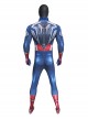 Captain America  Brave New World New Captain America Bodysuit Halloween Cosplay Costume Set