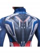 Captain America  Brave New World New Captain America Bodysuit Halloween Cosplay Costume Set