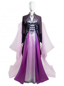 Agatha All Along Agatha Harkness Halloween Cosplay Costume Set Without Light String