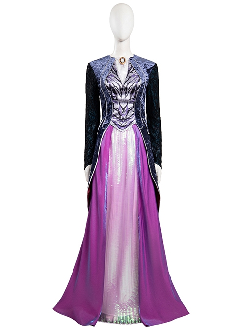 Agatha All Along Agatha Harkness Halloween Cosplay Costume Set Without Light String