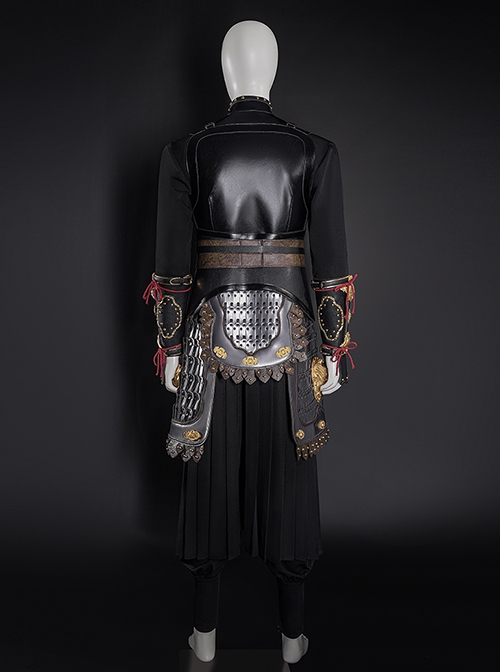 Black Myth Wukong Erlang Shen Yang Jian Halloween Cosplay Costume Set Without Shoes