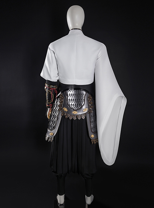 Black Myth Wukong Erlang Shen Yang Jian Halloween Cosplay Costume Set Without Shoes