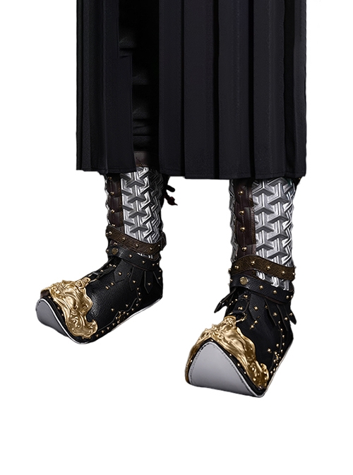 Black Myth Wukong Erlang Shen Yang Jian Halloween Cosplay Accessories Black Boots