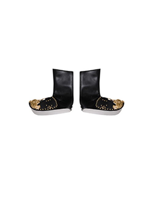 Black Myth Wukong Erlang Shen Yang Jian Halloween Cosplay Accessories Black Boots