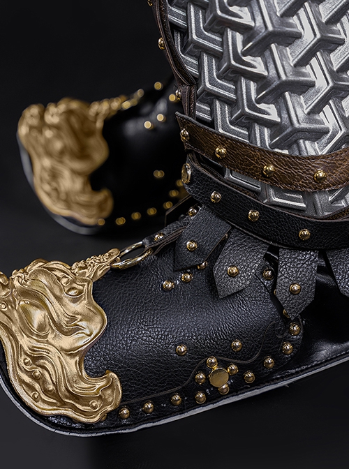 Black Myth Wukong Erlang Shen Yang Jian Halloween Cosplay Accessories Black Boots