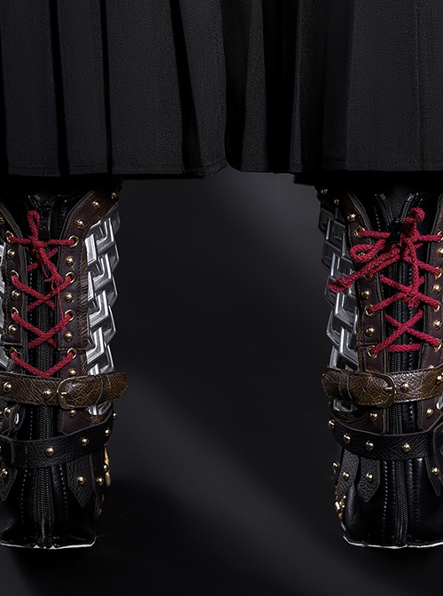 Black Myth Wukong Erlang Shen Yang Jian Halloween Cosplay Accessories Black Boots