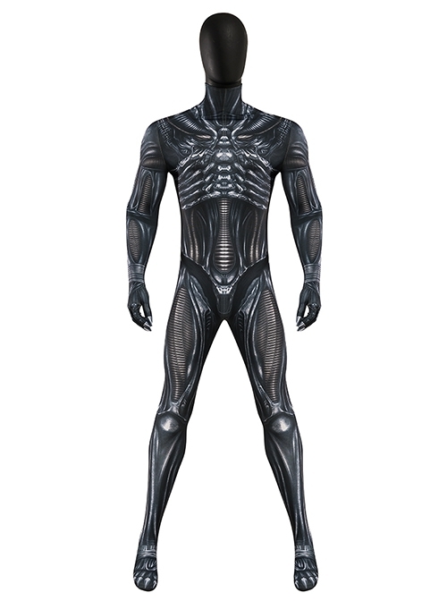 Alien Romulus Alien Bodysuit Halloween Cosplay Costume Set
