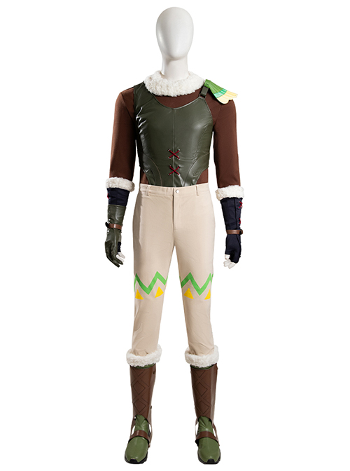 The Legend Of Zelda Tears Of The Kingdom Link Rito Village Halloween Cosplay Costume Set Without Shoes
