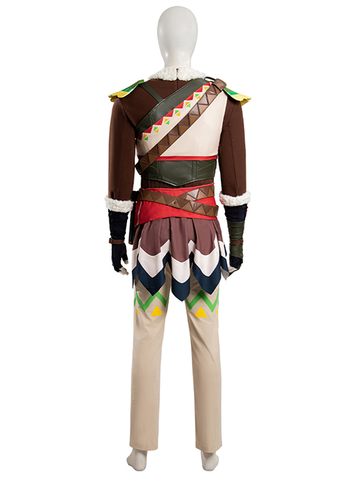 The Legend Of Zelda Tears Of The Kingdom Link Rito Village Halloween Cosplay Costume Set Without Shoes