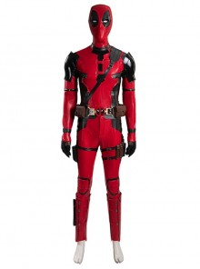 Deadpool & Wolverine Deadpool Upgraded Deadpool Halloween Cosplay Costume Set Without Shoes And Props