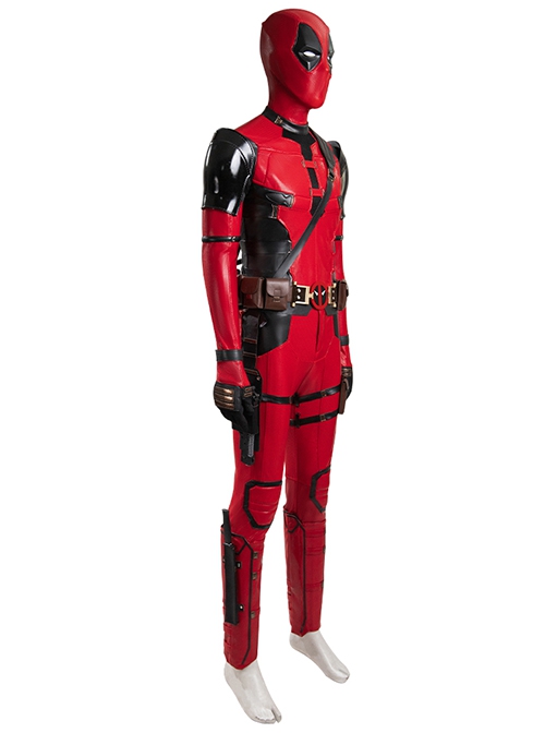 Deadpool & Wolverine Deadpool Upgraded Deadpool Halloween Cosplay Costume Set Without Shoes And Props