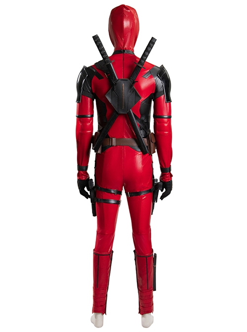 Deadpool & Wolverine Deadpool Upgraded Deadpool Halloween Cosplay Costume Set Without Shoes And Props
