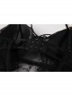 Polka Dot Perspective Eyelash Lace Deep V Hidden Button Open Crotch With Chest Pads Sexy Lingerie Jumpsuit