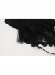 Chest Hollow Deep V Sweet Ballet Style Fluffy Hem Backless Open Crotch Sexy Lingerie Jumpsuit