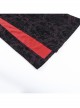Sexy Black And Red Flocked Backless Cross Print Design Punk Style Slit Suspender Dress