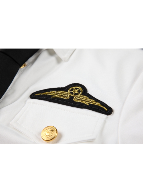 Police Woman Stewardess Cosplay Super Short Top Pleated Hip Skirt Exposed Waist Uniform Sexy Lingerie Set